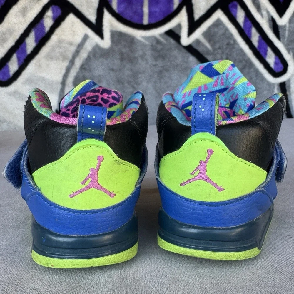 Size 8c - JORDAN 599903-029‎ Baby Toddler Shoes Black